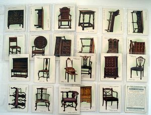 Old Furniture (Second Series)  Set of 25 cards (1924)