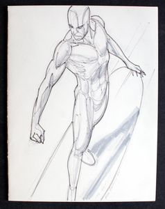 The Silver Surfer (SIGNED) (Original) Comic Art