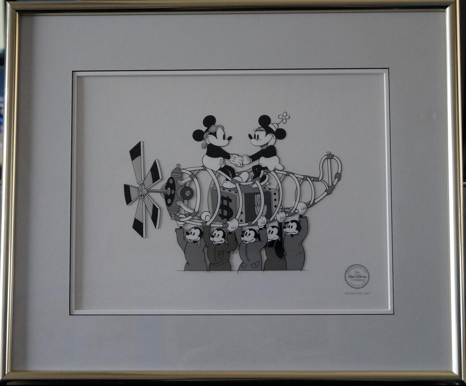 Mickey Mouse The Mail Pilot art by Disney Studio