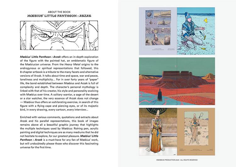 Le Petit Panthéon Moebius: The Arzak Art Book by Moebius at The