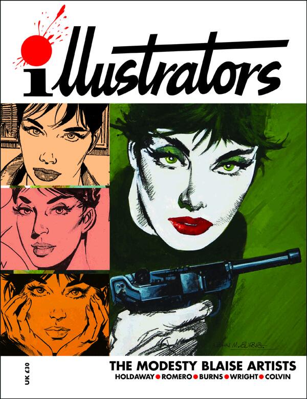 back cover, The Modesty Blaise Artists (Illustrators Special #16)
