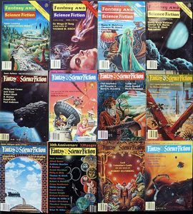 The Magazine of Fantasy and Science Fiction: 1979 (Complete) - Volume 56 & Volume 57, (12 issues)