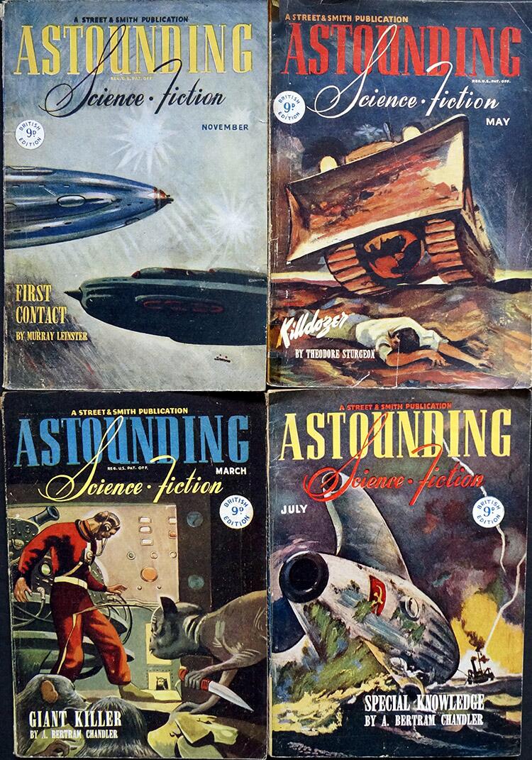 Astounding SF (UK) 1945 - 1946 (4 issues)