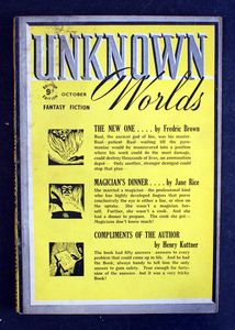 Unknown Worlds (UK Edition): October 1942 by Frederic Brown, Henry Kuttner, Jane Rice