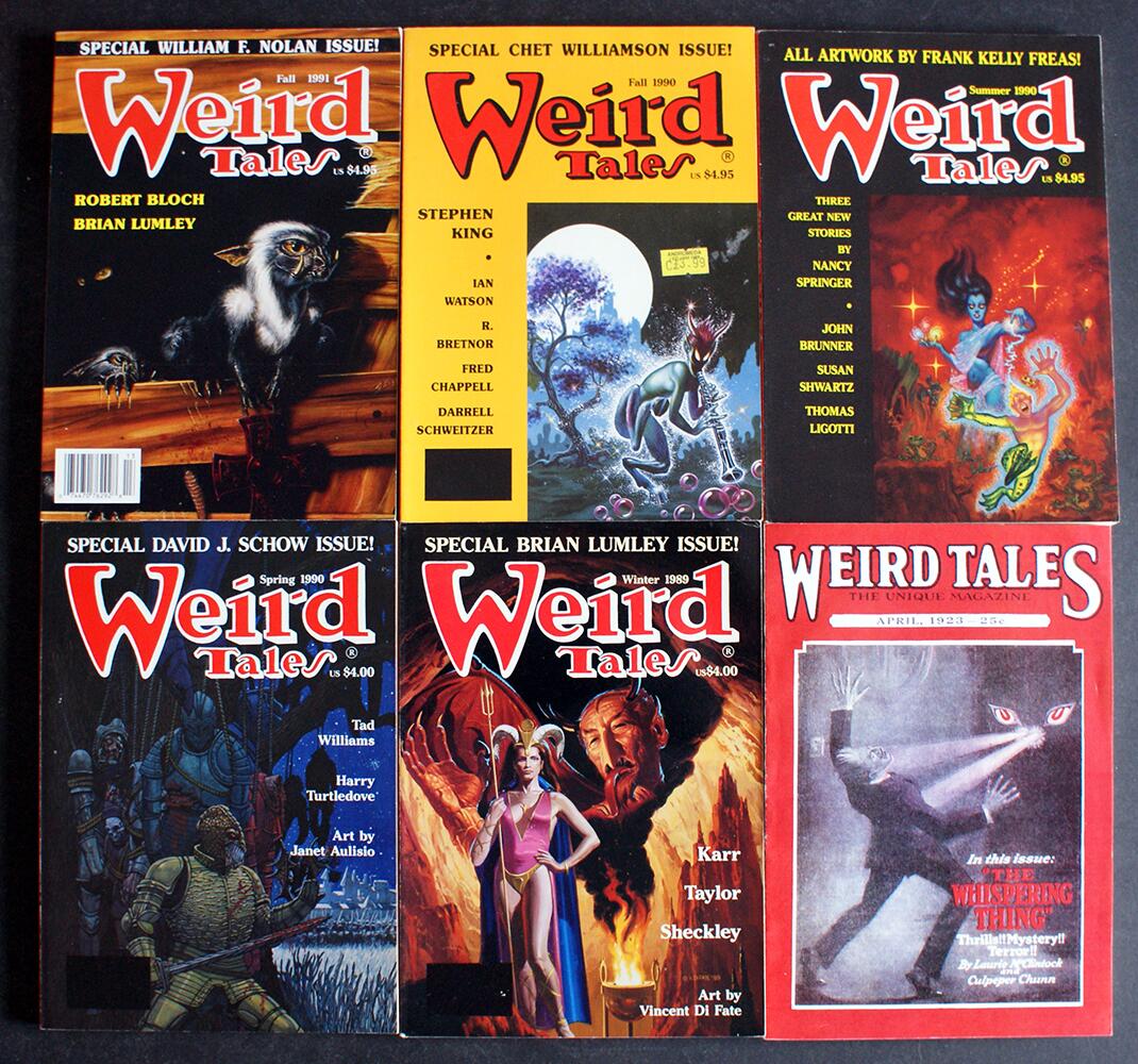 Weird Tales: 1989 - 1991 (6 issues) by Various
