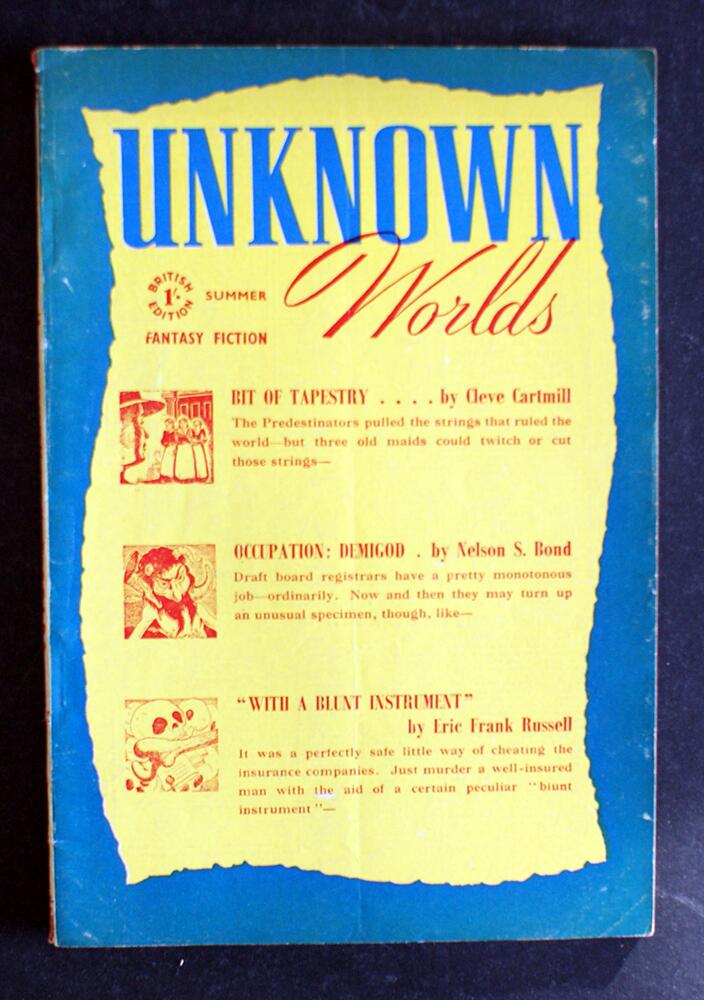 Unknown Worlds (UK Edition): Summer 1948 by Cleve Cartmill, Nelson S. Bond, Eric Frank Russell