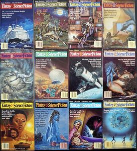 The Magazine of Fantasy and Science Fiction: 1985 (Complete) - Volume 68 & Volume 69, (12 issues)
