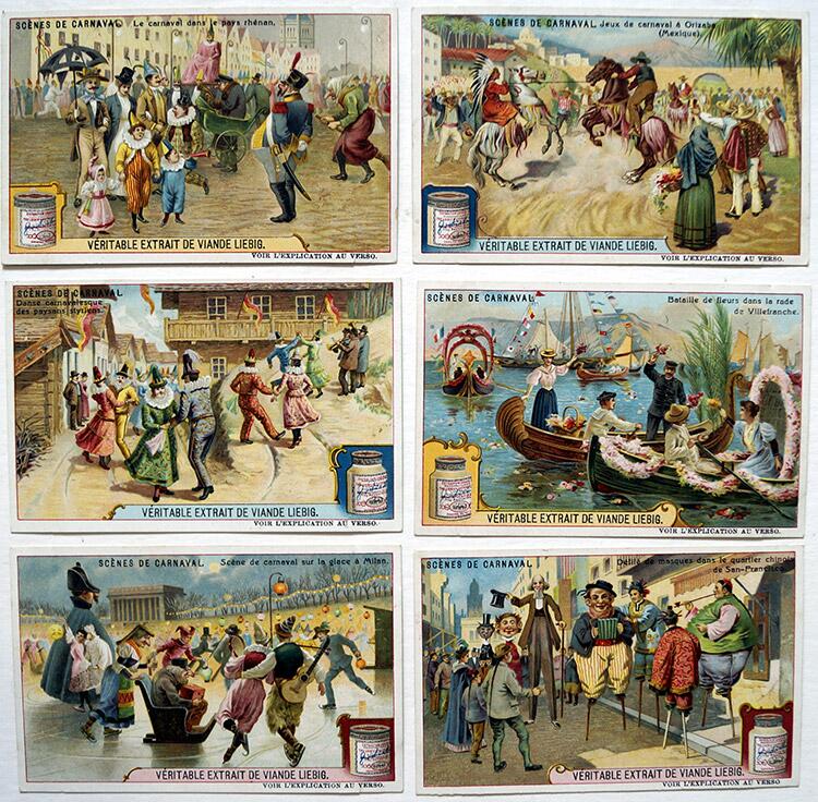 Carnival Scenes (1910) (6 cards)
