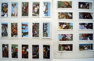 Complete Set of 25 'Roy Rogers' Kane Bubblegum Trading Cards (1958)