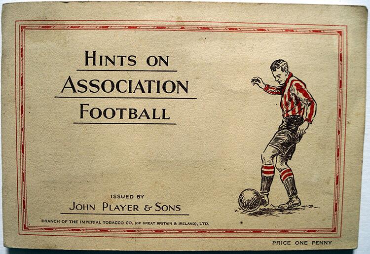 Complete Set of 50 'Hints On Association Football' John Player & Sons Cigarette Cards in album (1934)
