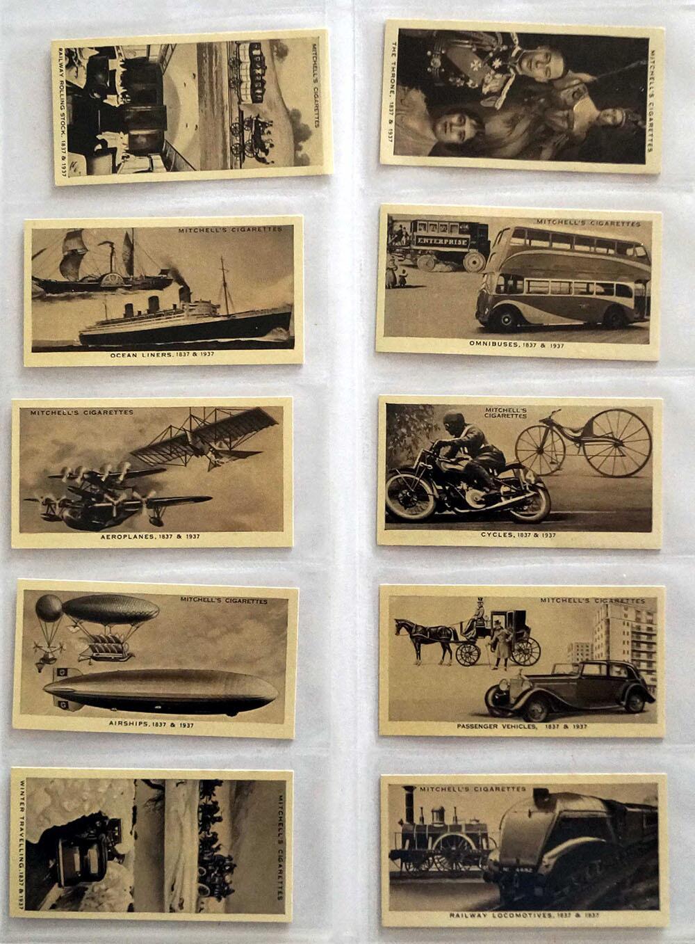 Full Set of 50 Cigarette Cards: Wonderful Century (1837 – 1937)  (1937) by Various