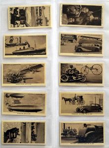 Full Set of 50 Cigarette Cards: Wonderful Century (1837 – 1937)  (1937) by Various