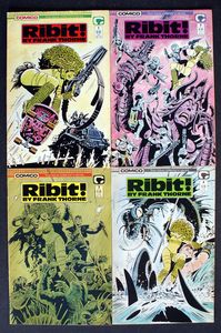 Ribit! issues #1 - #4 by Frank Thorne