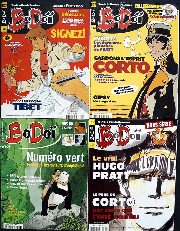 Assorted French Magazines: Casemate, BoDoï, Vécu & dBD (21 issues)