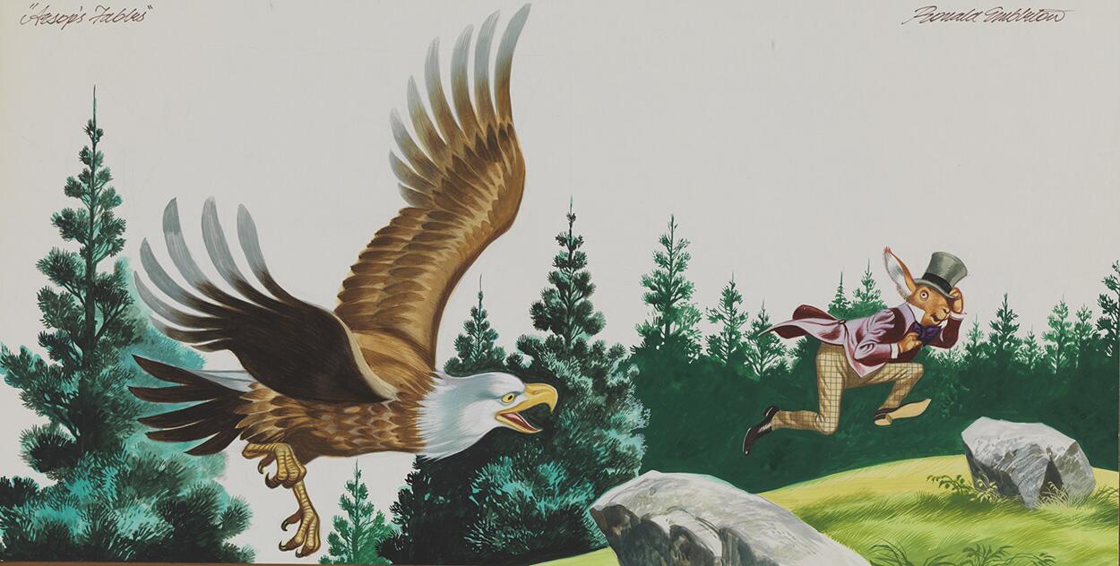 The Eagle and the Hare art by Ron Embleton