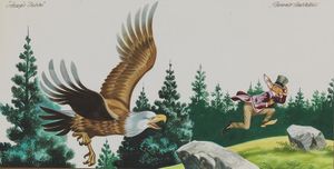 The Eagle and the Hare art by Ron Embleton