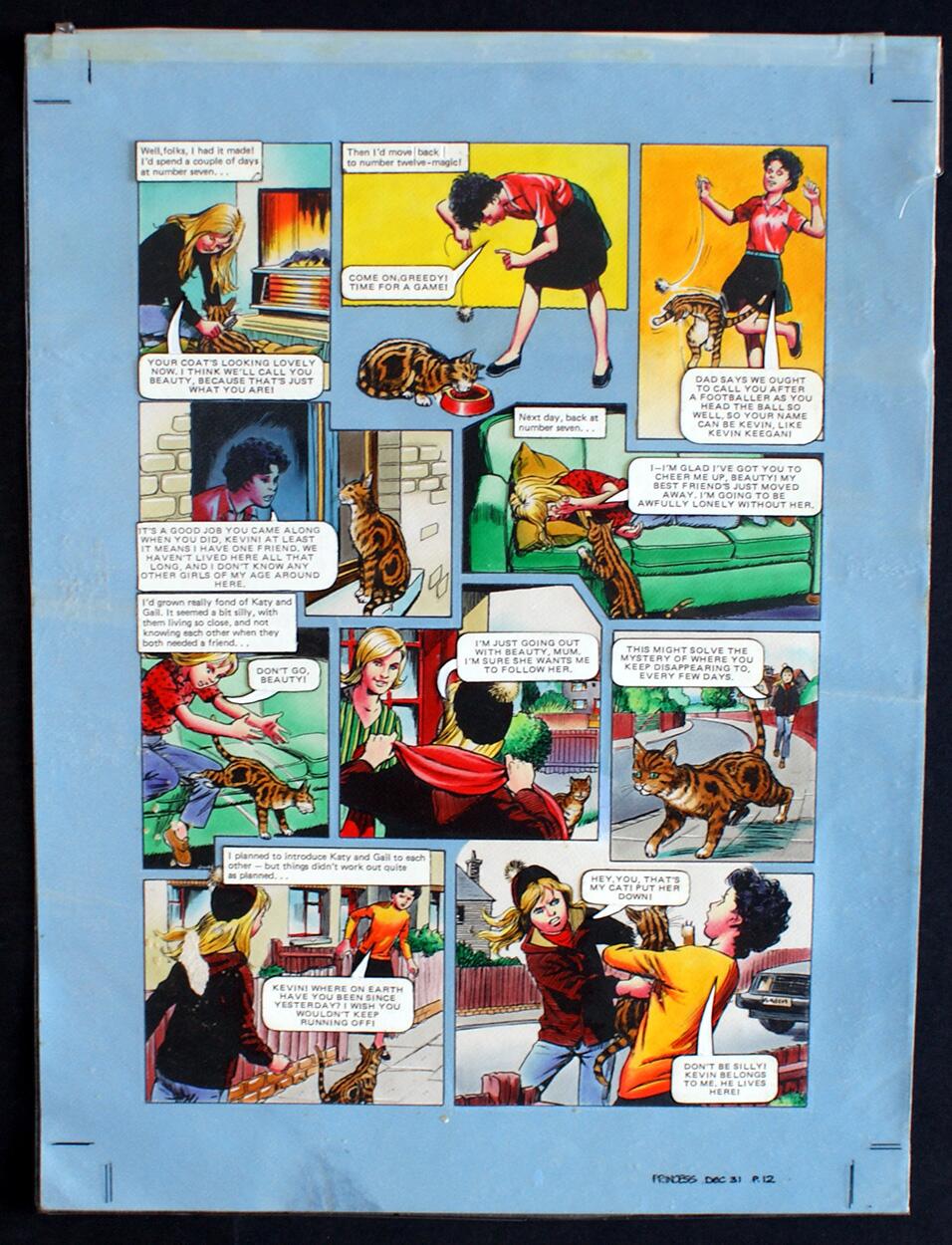 Enough To Make A Cat Laugh! (FOUR Pages) art by 20th Century unidentified artist