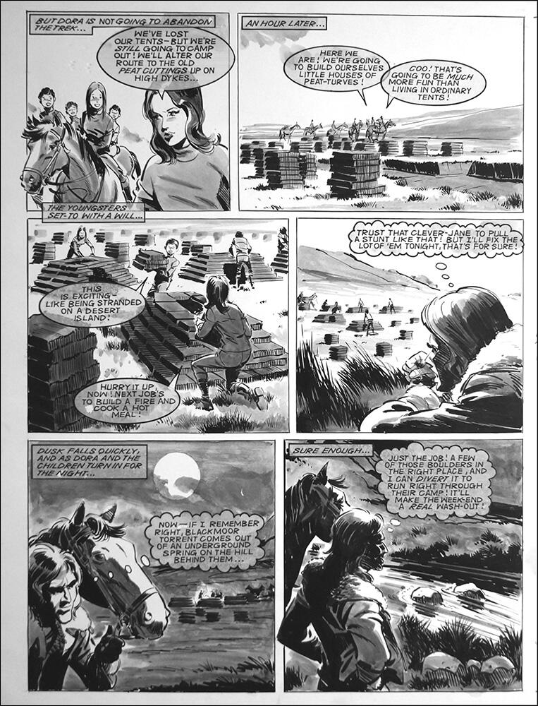 3rd page of story art by John Cooper