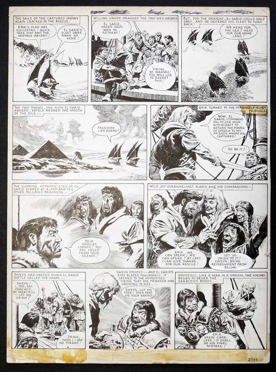 Karl The Viking: 24th January 1962 art by Don Lawrence