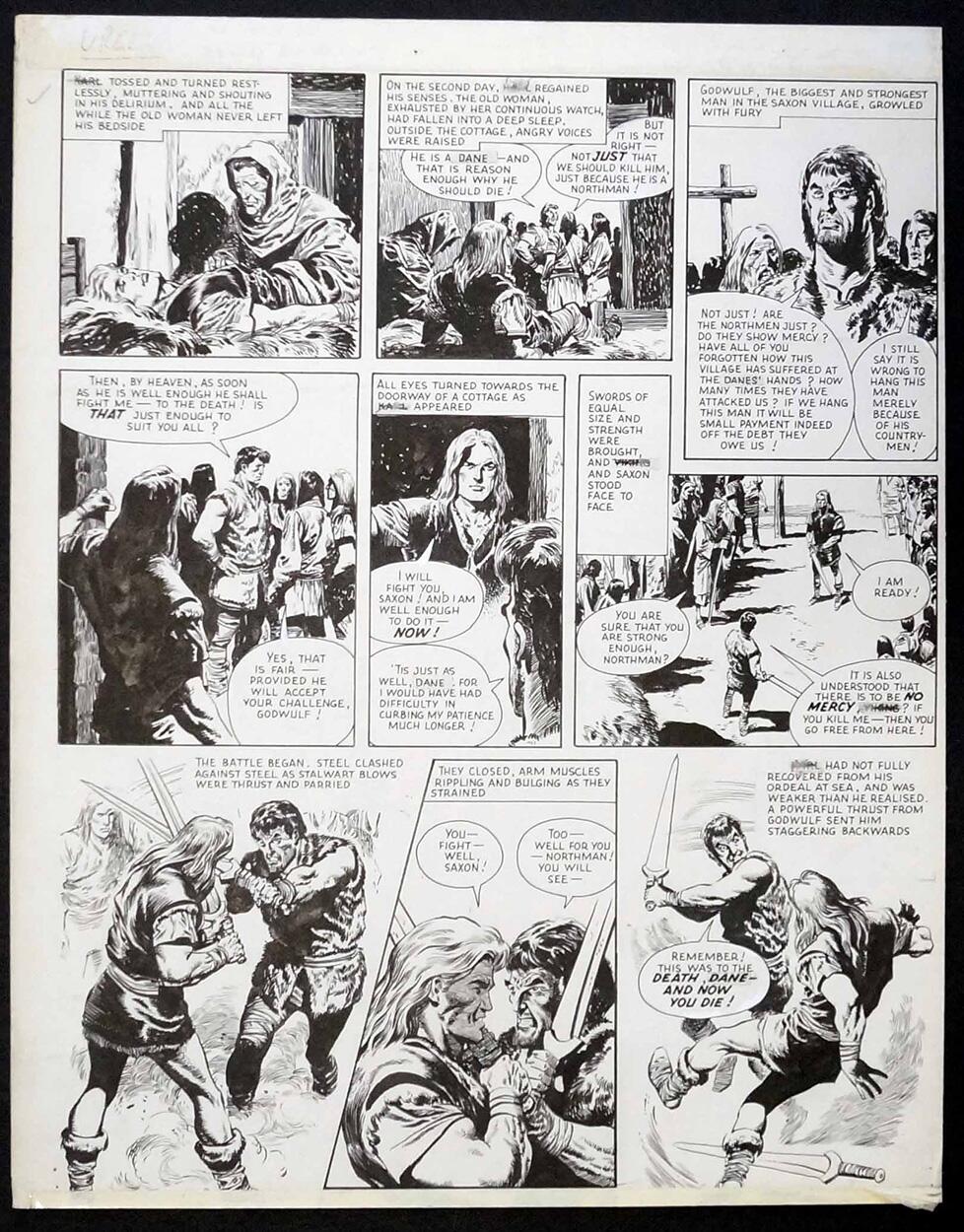 Karl The Viking: 28th November 1960 art by Don Lawrence