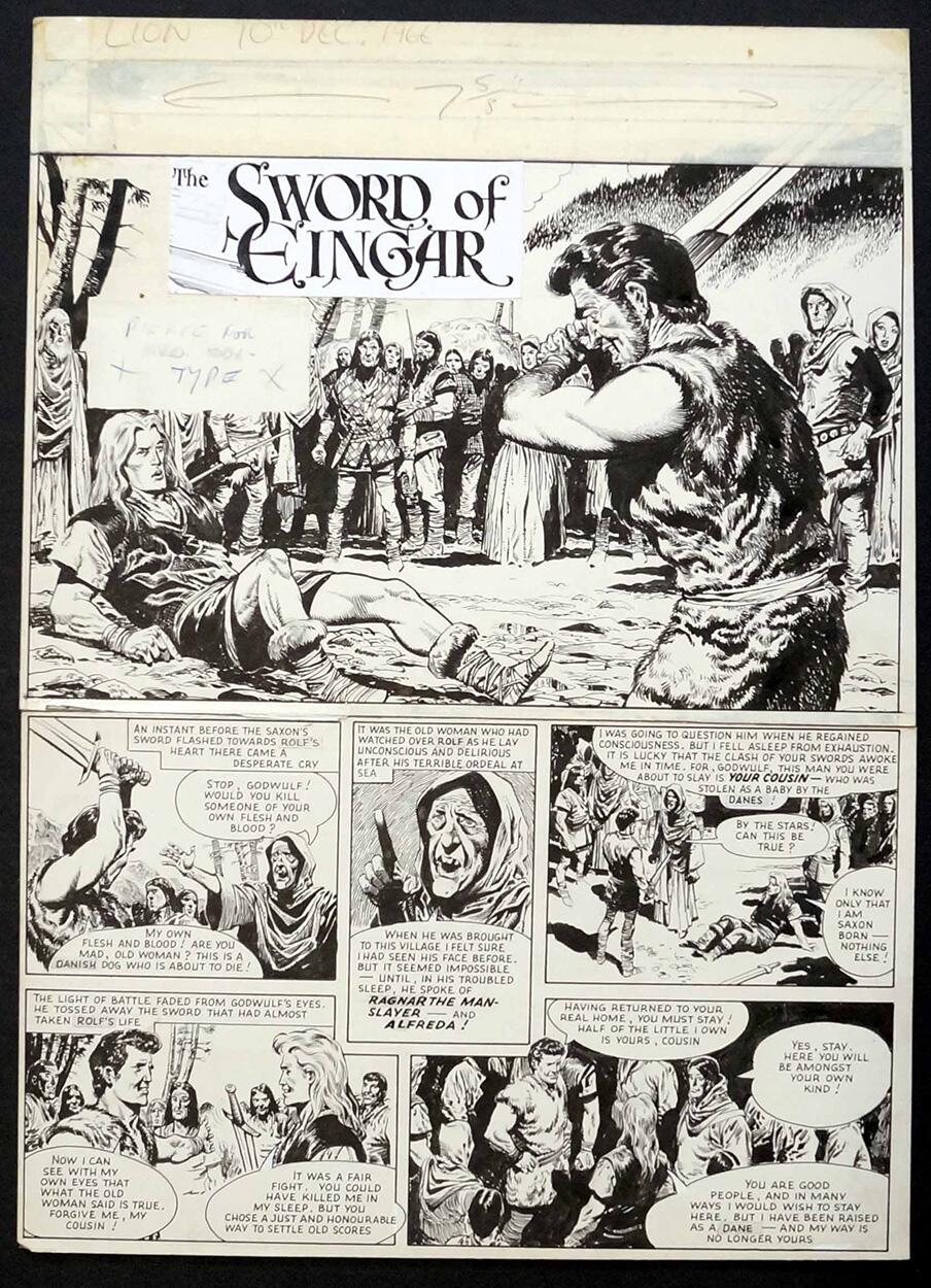 Karl The Viking: 10th December 1966 art by Don Lawrence