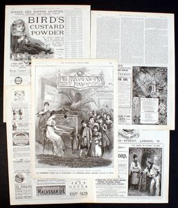 Illustrated London News: Advertising Bundle #5 (5 pages) art by Various Artists