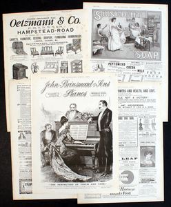 Illustrated London News: Advertising Bundle #10 (5 pages) art by Various Artists