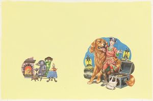 The Tinder Box: Dog and Coins art by Ron Embleton