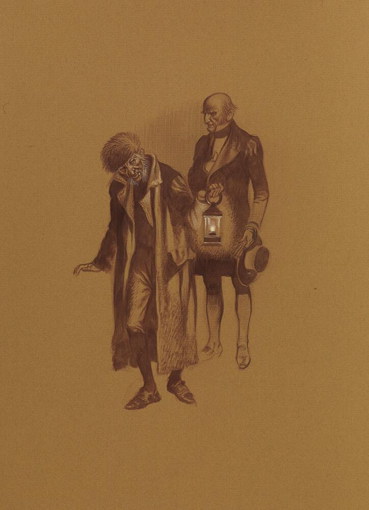 Bleak House - The Lantern art by Ron Embleton