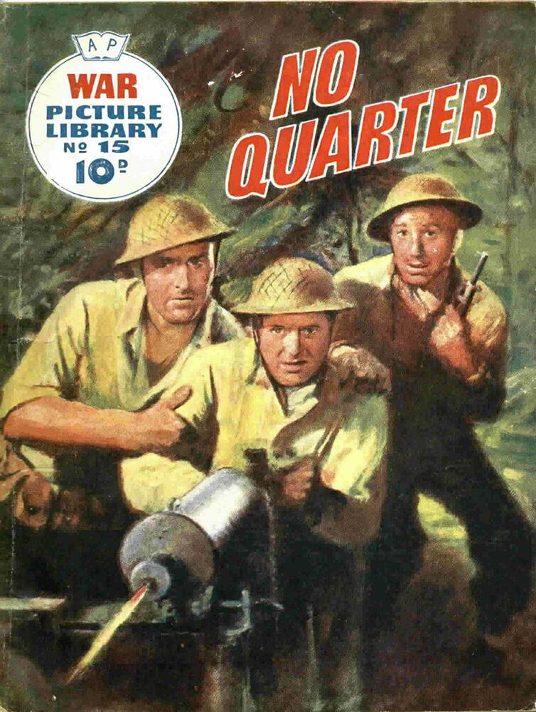 Cover to published comic (included) art by Septimus Scott