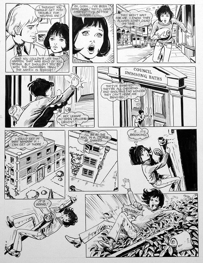 Page 3 of the story. art by Michael Strand
