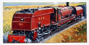 EAR 59 Class Locomotive art by Richard Ward