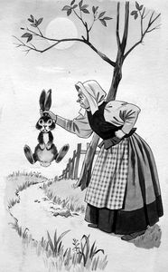 A Rabbit By The Ears art by 20th Century unidentified artist