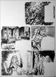 Black Bartlemy's Treasure - Candlelight (TWO pages) art by Jesus Blasco