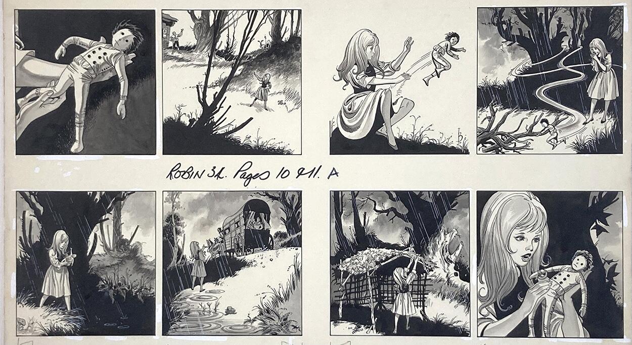 The Magic Doll Instalment 3 - Gino Comes Alive art by John M Burns
