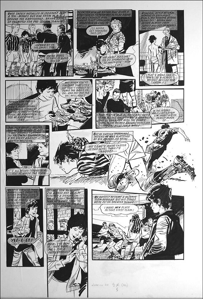 2nd page of episode art by John M Burns