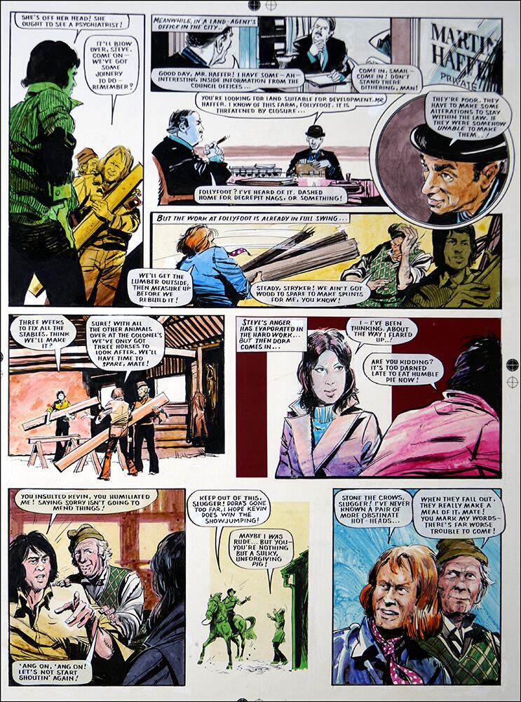 2nd page of story art by Martin Asbury