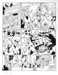 Shrek page 6 art by Bambos (Georgiou)