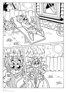 Tom and Jerry page 1a art by Bambos (Georgiou)
