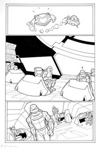 Teenage Mutant Ninja Turtles page 4 art by Bambos (Georgiou)