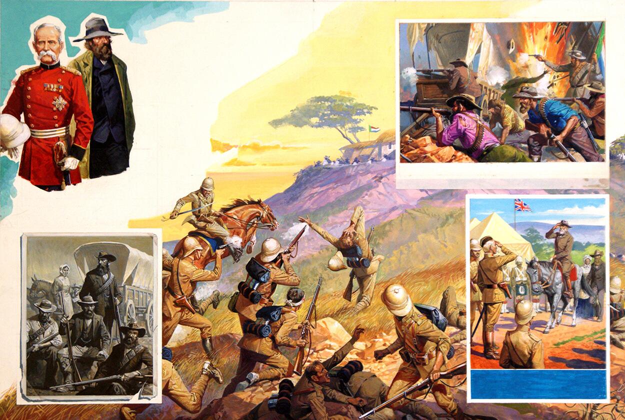 Boer War art by Severino Baraldi