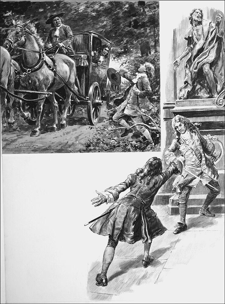 When they were Young George Frederic Handel art by Cecil Doughty
