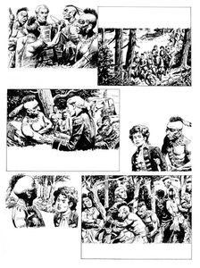 The Last of the Mohicans 5 art by Cecil Doughty