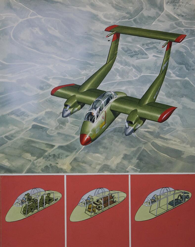Convair Charger art by Wilf Hardy