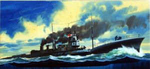Suicide Subs 2 art by Wilf Hardy