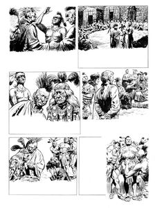 The Last of the Mohicans 23 art by Cecil Doughty