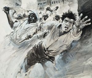 Kidnapped by Pirates art by Graham Coton