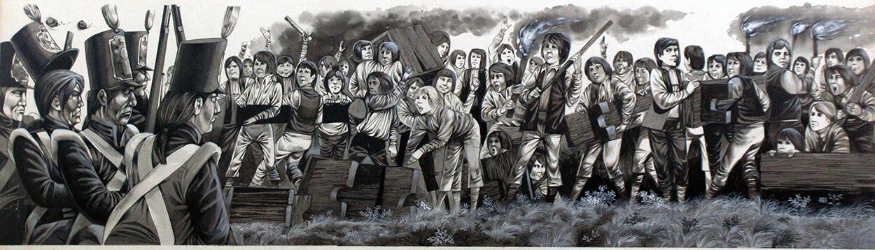 Flogging and Fagging art by Richard Hook