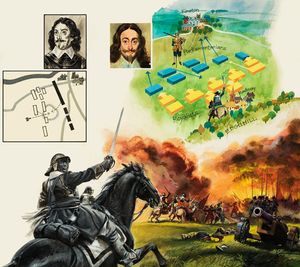 The Battle of Edgehill art by Andrew Howat