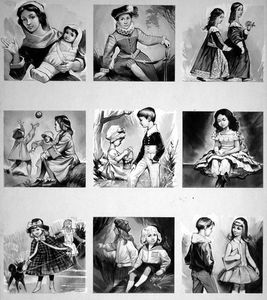 From Then Till Now: Children's Clothes art by Angus McBride
